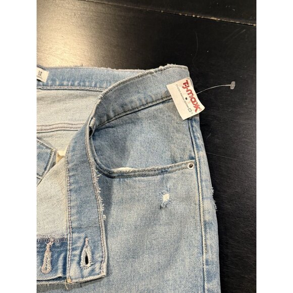 NWT Abercrombie & Fitch Womens 34 High Rise Dad Crisscross Light Wash Jeans 18L - Picture 7 of 12